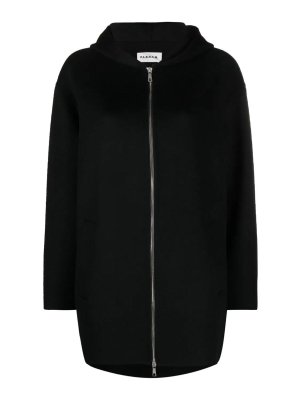 P.A.R.O.S.H.: casual jackets - hooded wool jacket