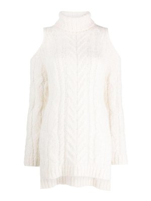 P.A.R.O.S.H.: crew necks - houlder cable-knit jumper