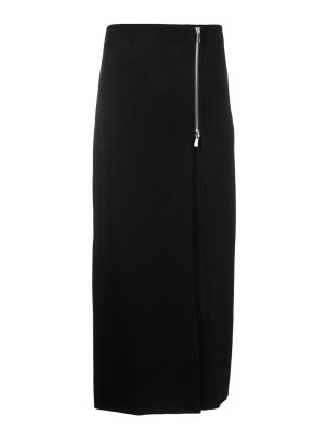 Anine Bing Bar silk skirt - Black - Women | A044001000