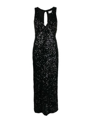 P.A.R.O.S.H.: Robe longueur genou - Robe Au Genou - Noir