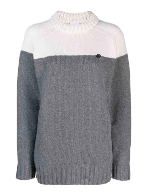 Crew necks Stella Mccartney - Wool monogram jacquard sweater