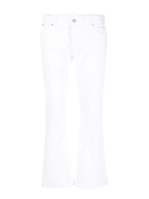 DSQUARED2: pantaloni casual - pantaloni cropped bootcut
