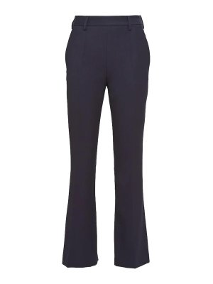 PRADA: casual trousers - gabardine trousers