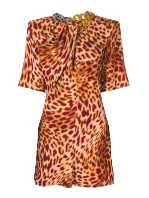 STELLA McCARTNEY: short dresses - leopard-print mini dress feminine