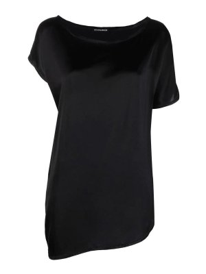 ANN DEMEULEMEESTER: blouses - asymmetrical silk blouse