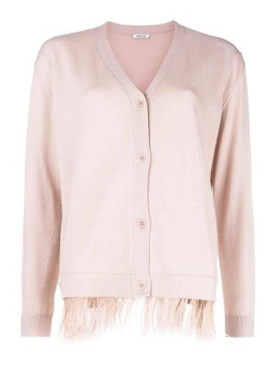 patou カーディガン Patou | ウールとカシミア製パトゥ刻印入りカーディガン