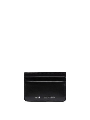 Wallets & purses MM6 Maison Margiela - Black faux leather card