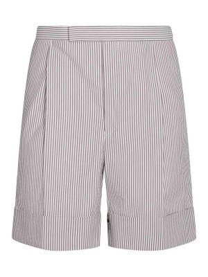 THOM BROWNE: Pantalones Cortos - Shorts - Gris