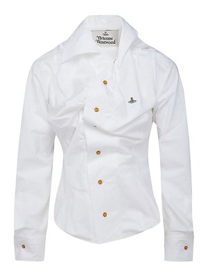 VIVIENNE WESTWOOD: camicie - Camicia in cotone bianco