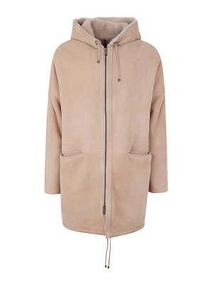 GIORGIO BRATO: parkas - Sheepskin parka with hood