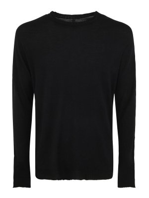 MD75: crew necks - Wool basic crew neck sweater