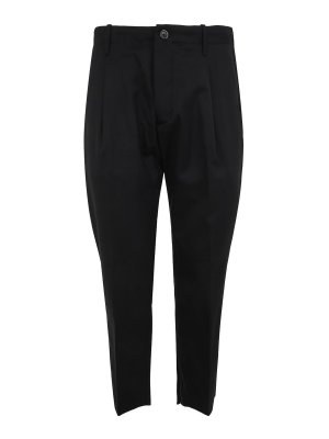 NINE IN THE MORNING: pantaloni casual - Pantaloni stretch con pences