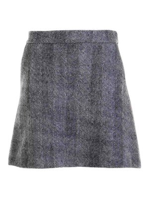 Low Classic Layered wrap skirt pants - Grey | LOW24UMPT0700001