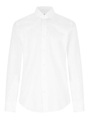 CASA BLANCA 半袖シャツ ホワイト 半袖シャツ(S 白): メンズ｜メーカーズシャツ鎌倉 公式通販