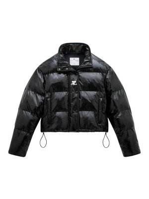 Courreges: casual jackets - Vinyl puffer jacket