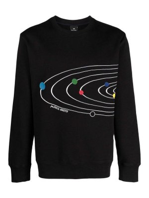 PAUL SMITH: Sweatshirts & Sweaters - Solar system cotton sweatshirt