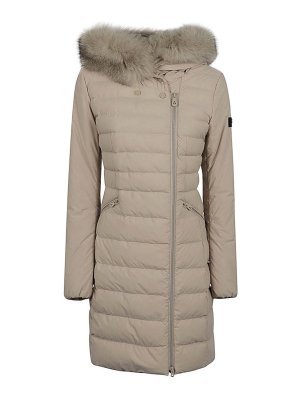 Burberry Parka with ekd print and belt - Beige - Women | 8069653