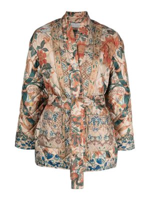 Pierre-Louis Mascia Womens Cotton Floral Print Crewneck Shirt Multicolor Size S