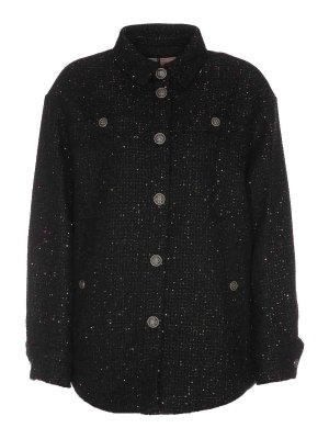 TWINSET: casual jackets - Boucle mix wool jacket