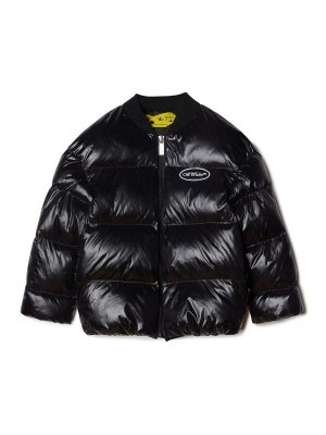 Off-White Kids Bookish Diag Nylon Bomber