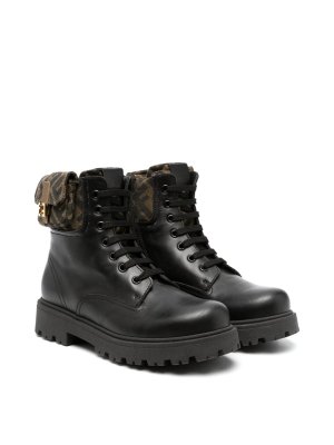 FENDI: boots - Black leather girl bikers