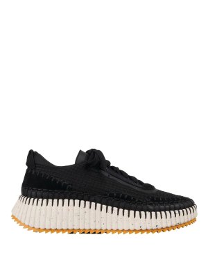 スニーカー PINKO Woman Sneakers Black SS0081P082 Z99 Pinko Woman Sneakers with Platform and Love Birds Logo
