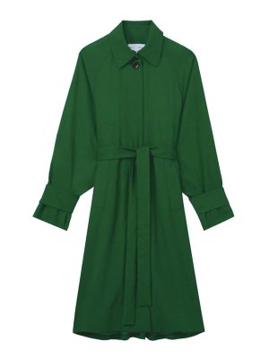 Proenza Schouler: short coats - Belted trench coat