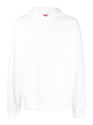 DIESEL: Sweatshirts & Pulls - Sweat-Shirts - Blanc