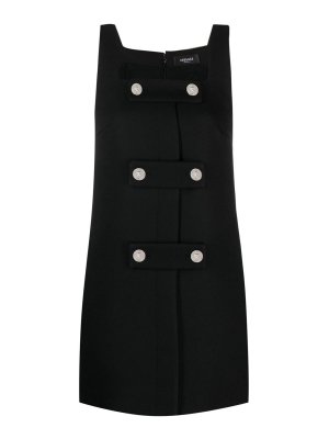 オールインワン・サロペット Patou Black Viscose Short Skater Dress With Zip Patou Black Viscose Short Skater Dress With Zip - NWT