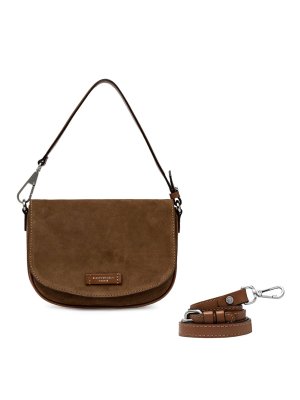 Brooke medium suede convertible shoulder online bag