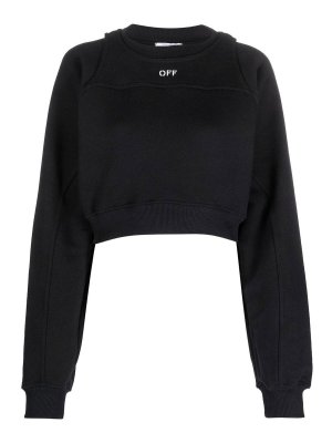 OFF-WHITE: Sweatshirts & Pulls - Sweat-Shirts - Noir