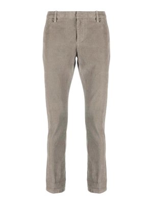 DONDUP: casual trousers - Low-rise corduroy trousers
