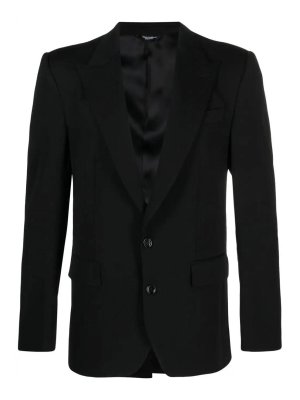 DOLCE & GABBANA: Blazer - Blazer - Negro