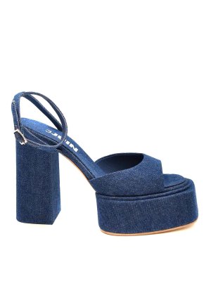 3JUIN: sandals - Denim sandals