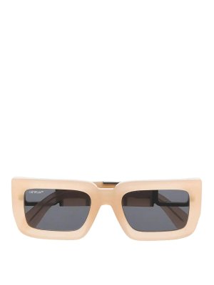OFF-WHITE: Sonnenbrillen - Sonnenbrille - Beige