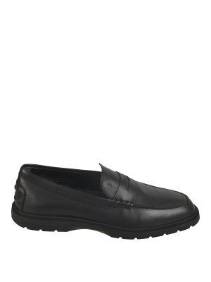 TOD'S: Mocasines y Zapatillas - Zapatillas - Negro
