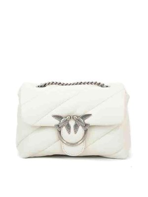 Pinko: cross body bags - Mini love puff maxi quilted bag