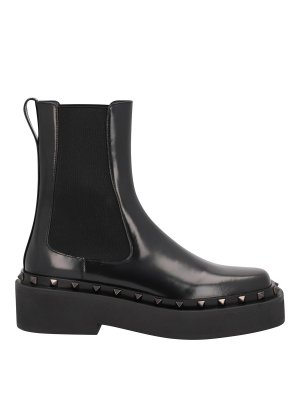 VALENTINO GARAVANI: ankle boots - My-way rockstud ankle boots