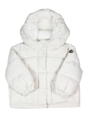 MONCLER JR: padded jackets - White padded jacket
