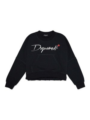 DSQUARED2: Sweatshirts & Pulls - Sweat-Shirts - Noir