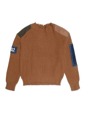 DSQUARED2: クルーネック - クルーネック - ベージュ