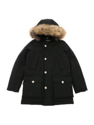 WOOLRICH: parkas - Padded parka with fur-trimmed hood
