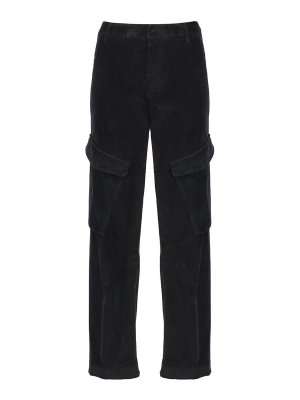 DONDUP: casual trousers - Camila loose trousers in cotton