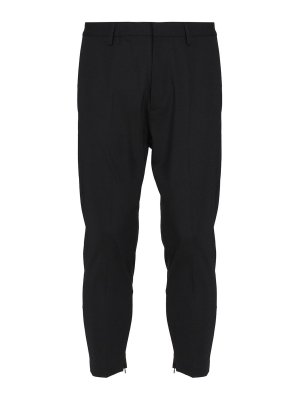 DSQUARED2: casual trousers - Techno pants in wool