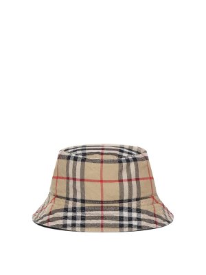 Burberry Stone archive check cotton baseball cap - Taupe