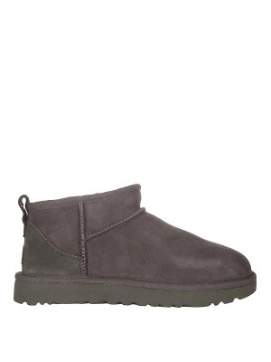 ミドルブーツ MOU Women Boots 411001ANGRE Grey Black Leather Tall Ribbed Moto Sneaker Boots - Zuri Boots