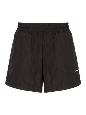 OFF-WHITE: Swim shorts & swimming trunks - Black swim shorts