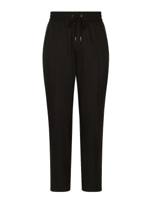 John Richmond Logo-print tapered tracksuit bottom