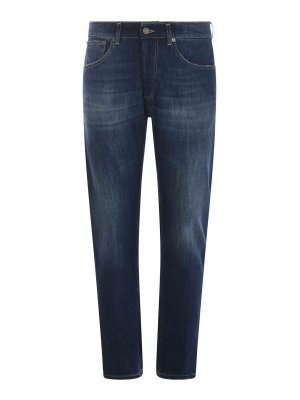 DONDUP: straight leg jeans - Jeans dondup  in denim stretch