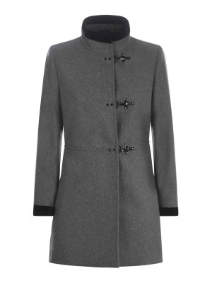 コート BLANCHA Women Coats 24042 200CEMENTO Grey Blancha Coat - Grey - Women | 2304CEMENTO | Shop online at THEBS